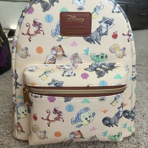 Loungefly Disney Cream and Brown Princess sidekicks Backpack